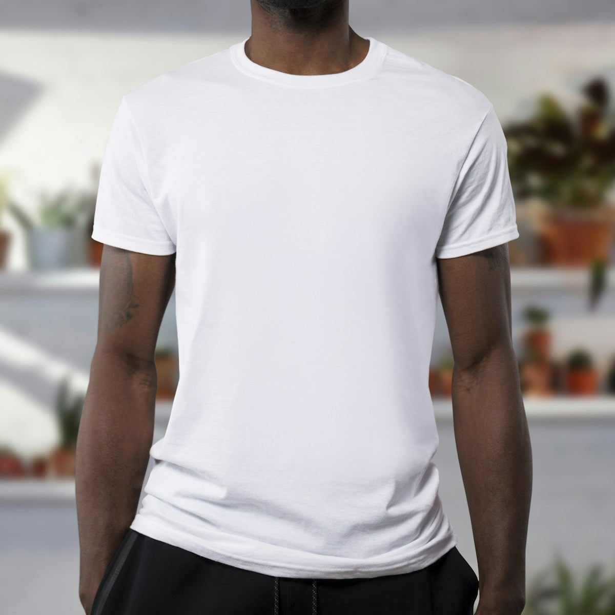 Cotton Twill Chinos — Olive — premium fashion